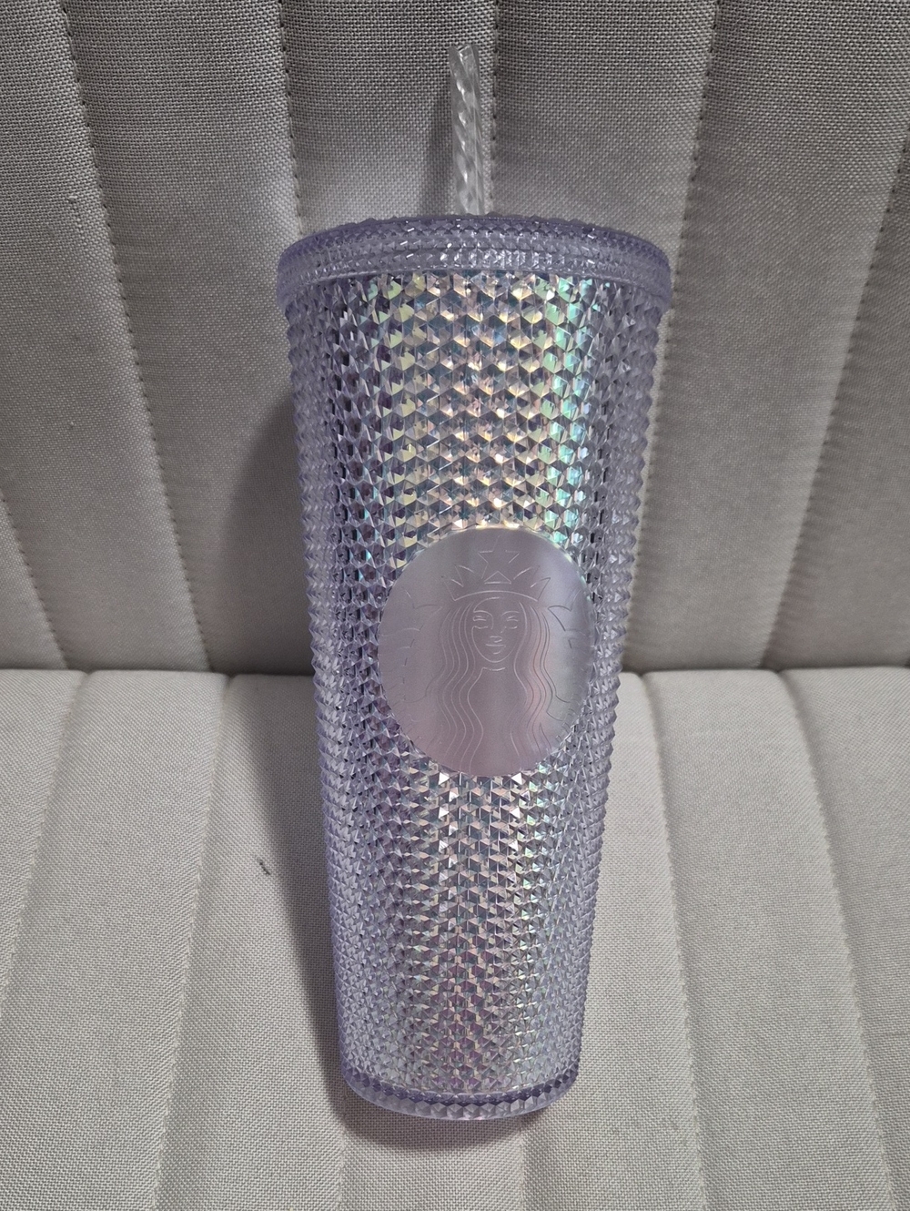 Starbucks Iridescent Lavender Studded Tumbler with Straw
